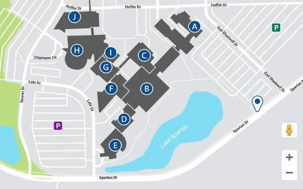 Mapa del campus