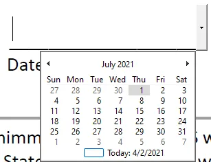 Date example