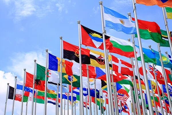 International flags