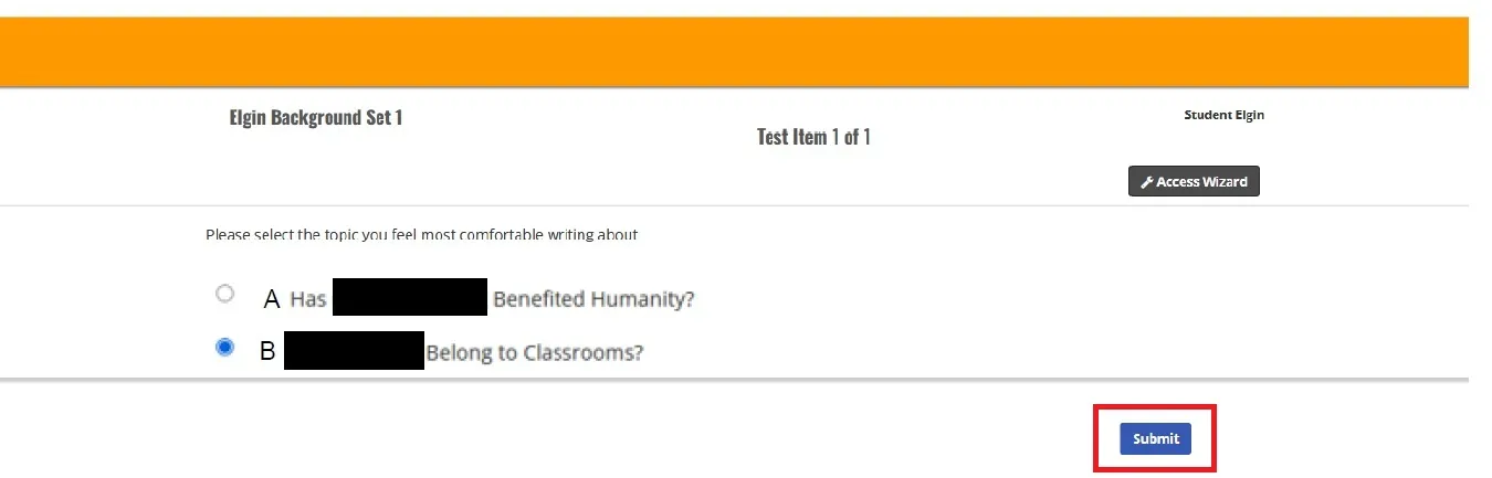 Select From Two Exam Topics
