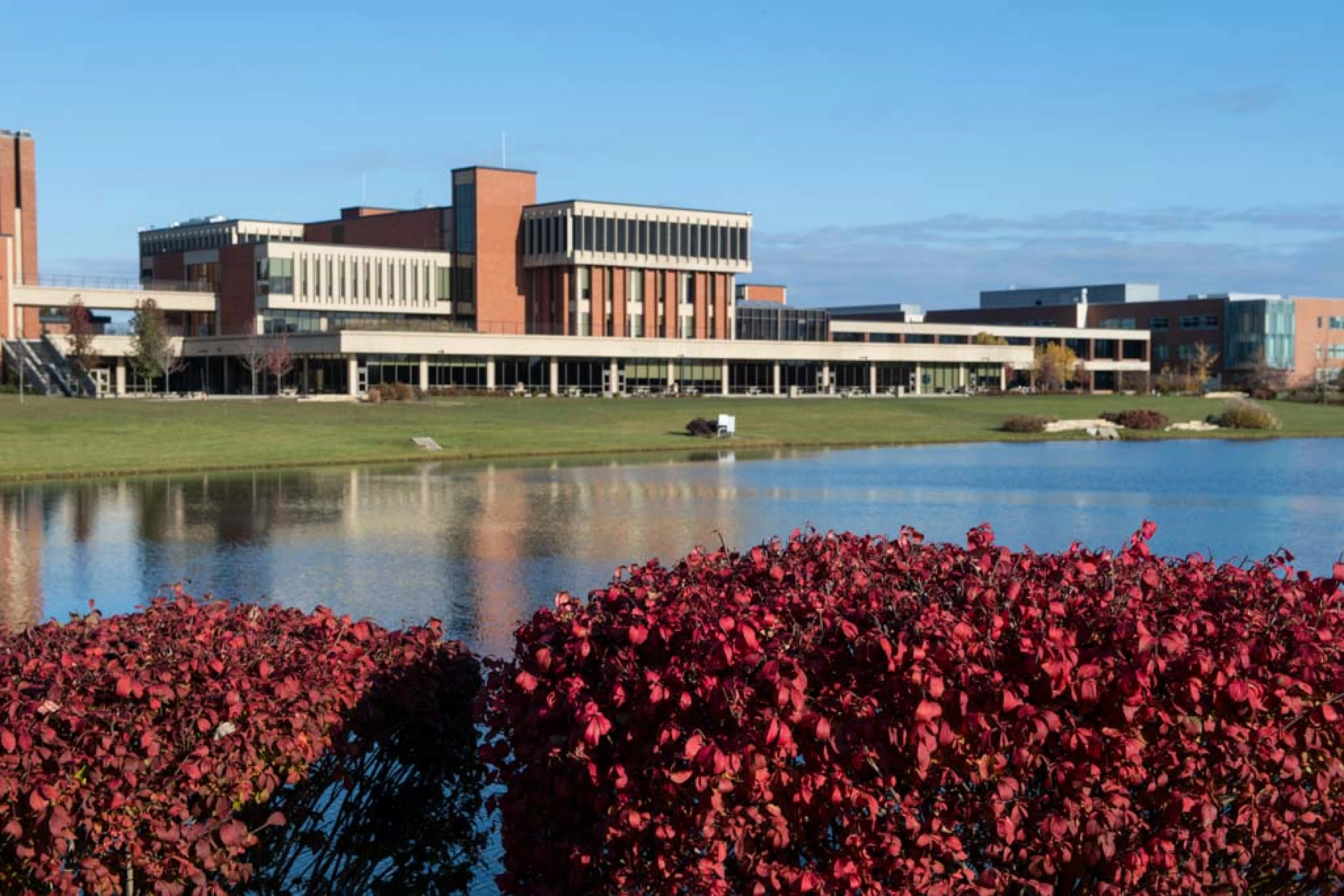 Elgin Community College across Lake Spartan