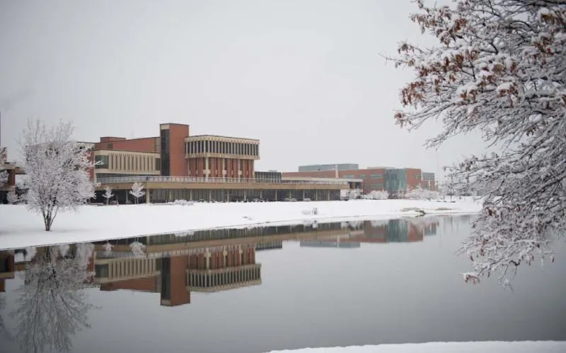 Elgin Community College across Lake Spartan
