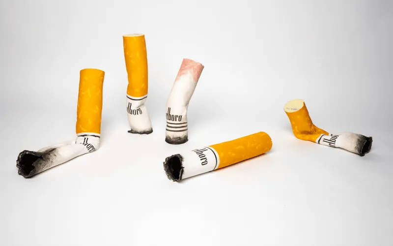 ECC student Chelsea Tinajero's piece: “Cigarritos.”