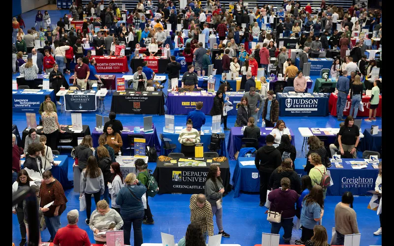 The crowd at the Annual College Night event at ECC.