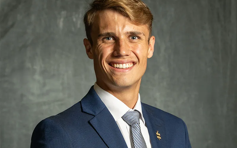 Ian Smith, Student Government President for ECC's 2026-2027 Academic Year.