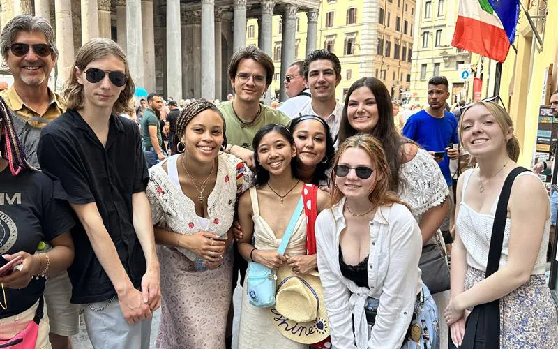 Elgin Community College study abroad trip to Urbania, Italy in 2023
