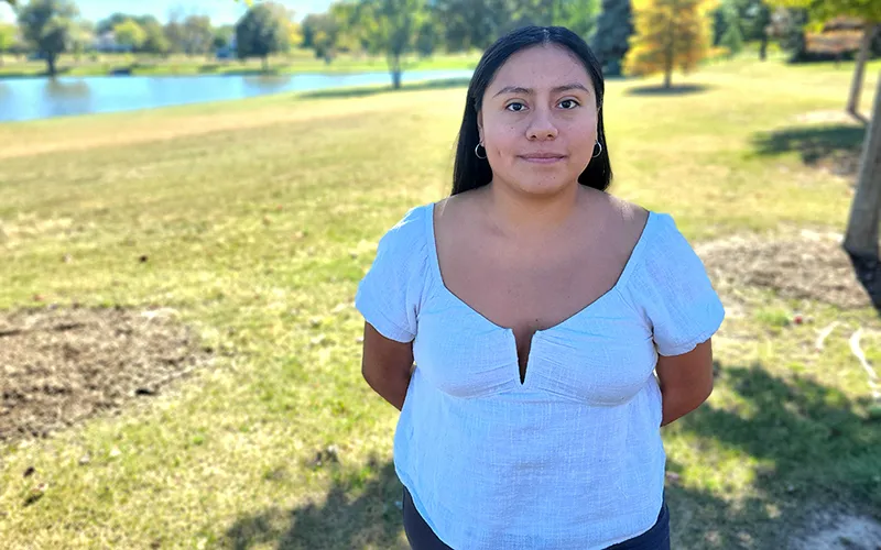 ECC student Leslie Galvan