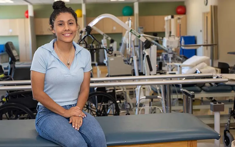 ECC Physical Therapist Assistant student Natalia Martinez