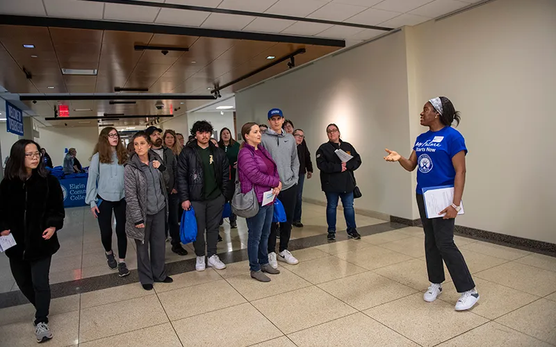 ECC Campus tour for interested students