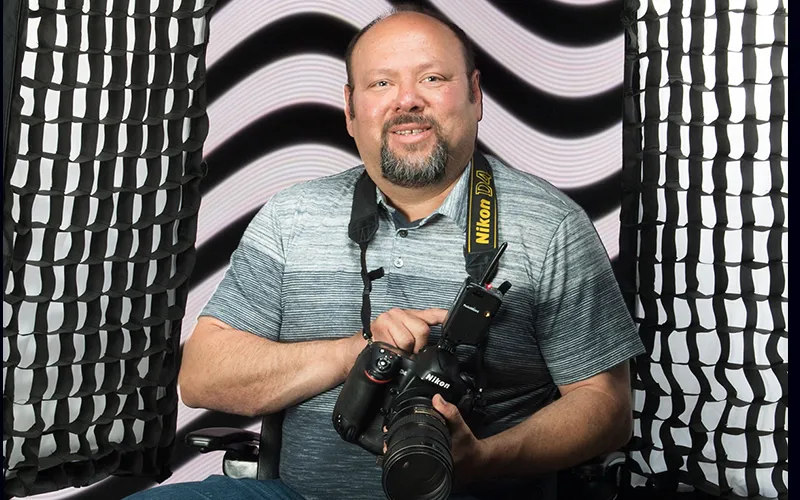 Mark Carriveau, ECC's photographer and multimedia coordinator
