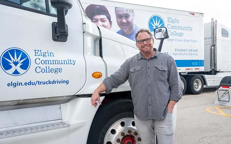 Todd Anderson, director of truck driving program