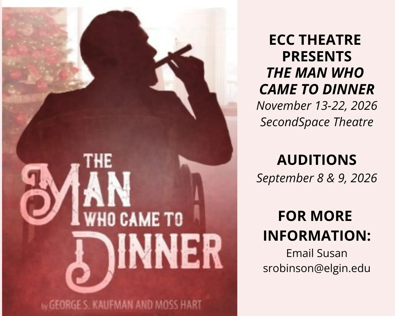 the man who came to dinner auditions