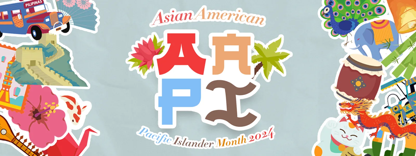 Asian American Pacific Islander Month Banner 2024
