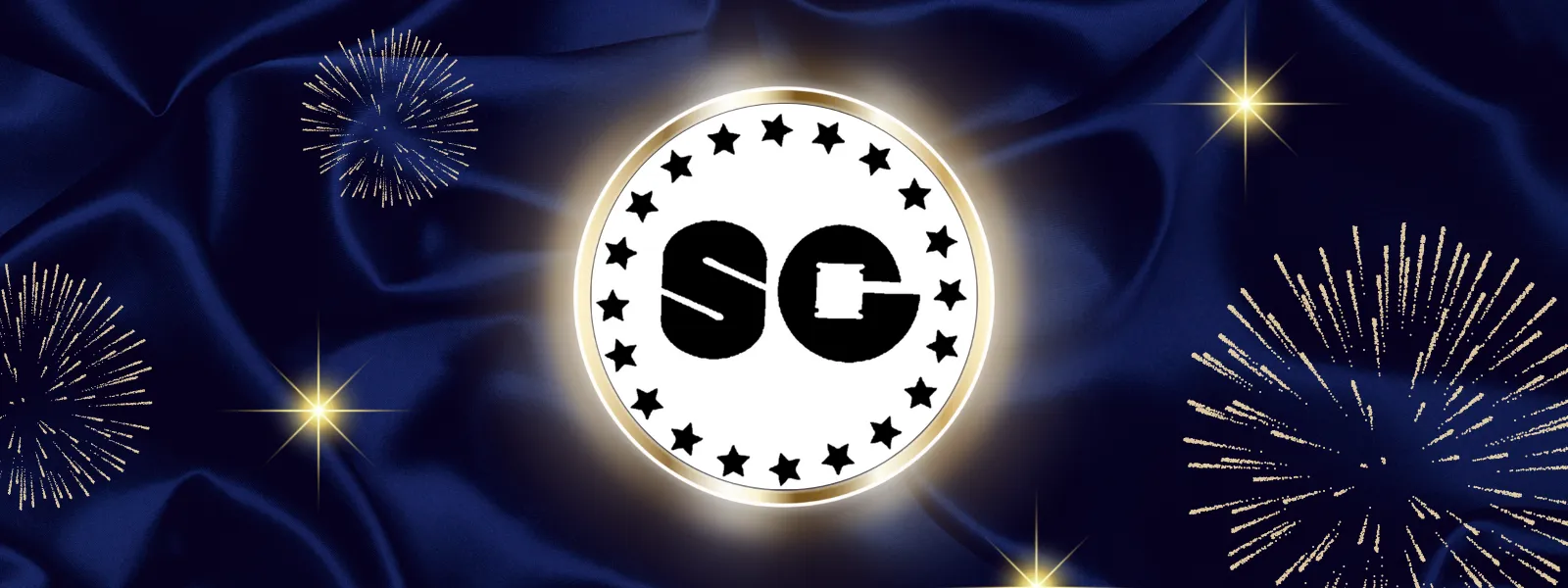 Logotipo del Gobierno Estudiantil dentro de un círculo de estrellas