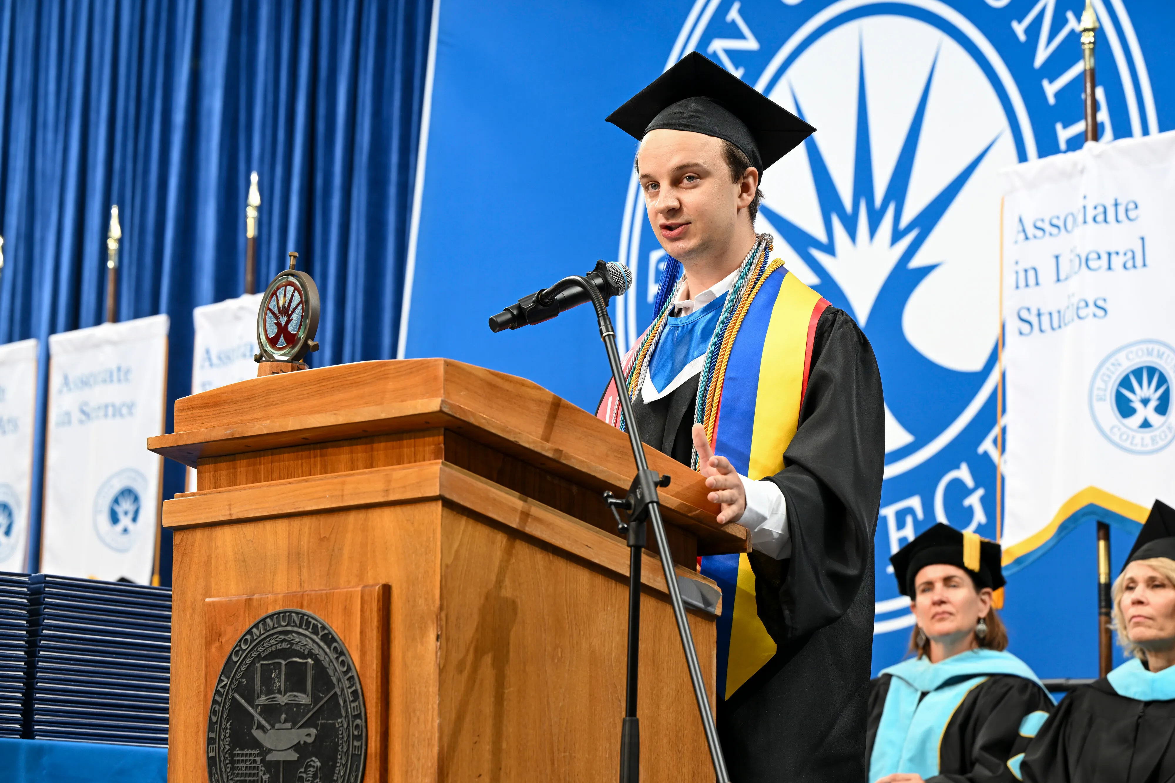 ECC commencement speaker and DREAM Scholar Bohdan Andrashko-Kubini