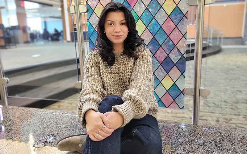 ECC student Bri Ortiz