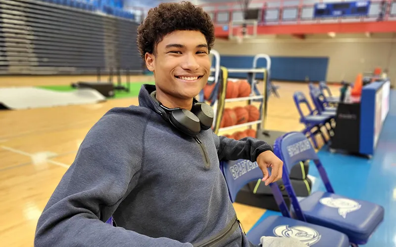 Estudiante de ECC Jaylen Wells