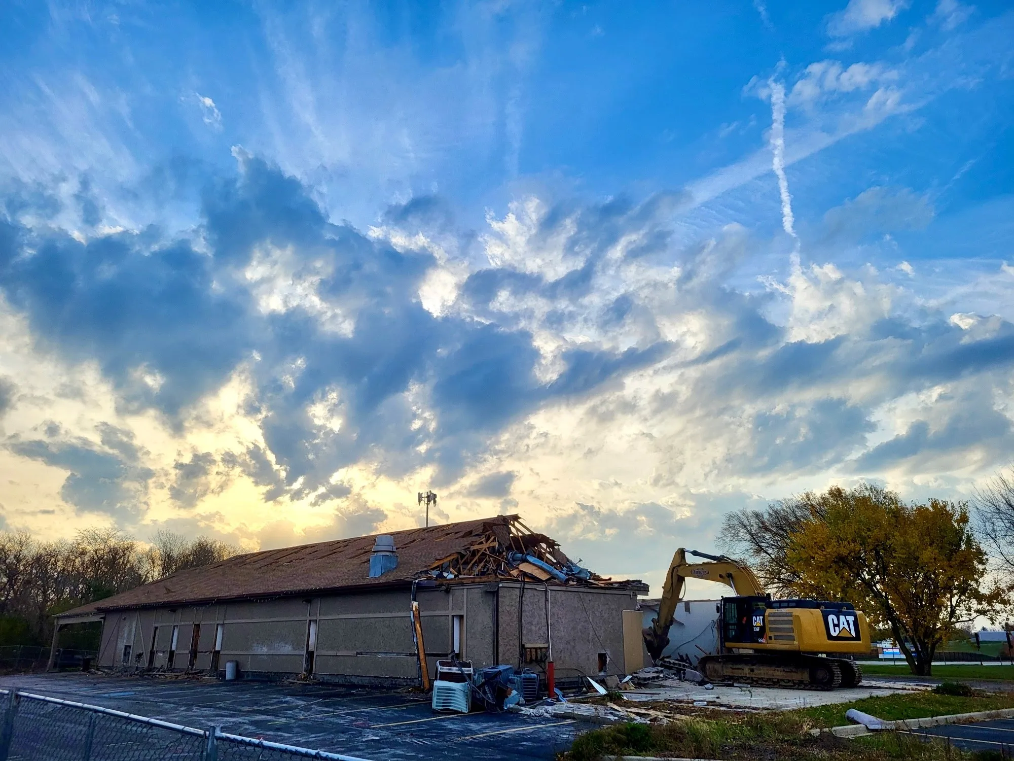 Demolition of the Hangout Building