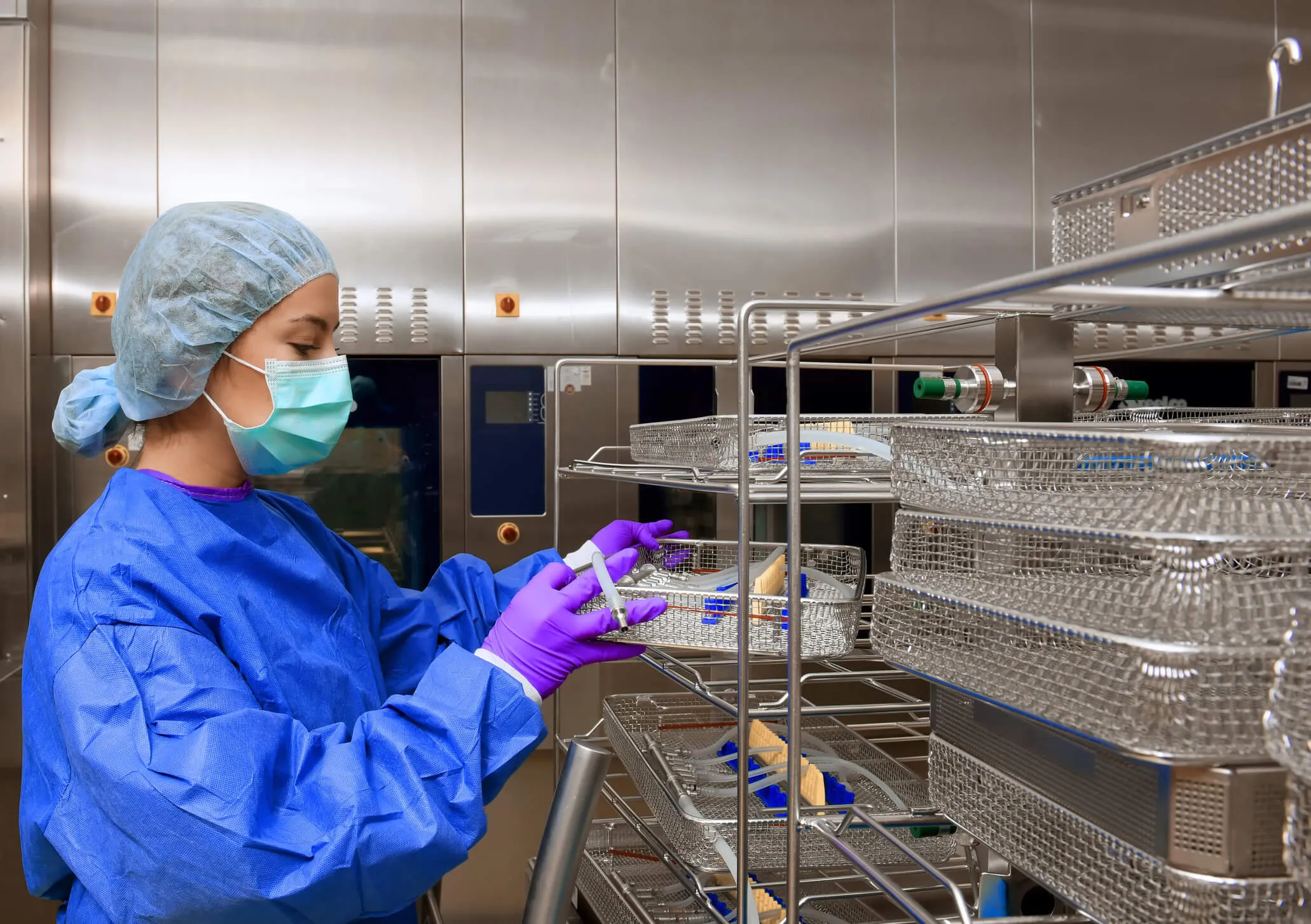 Student sterilizing equipment