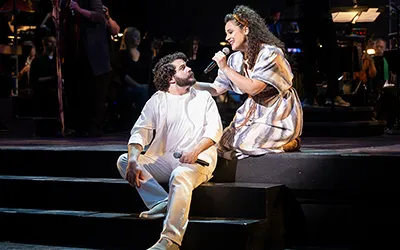 Students in a play