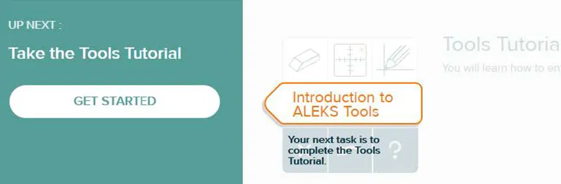Screen grab showing the Get Started button