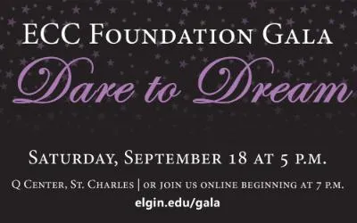 The ECC Foundation's Dare to Dream 2021 Gala will be Saturday, September 18.