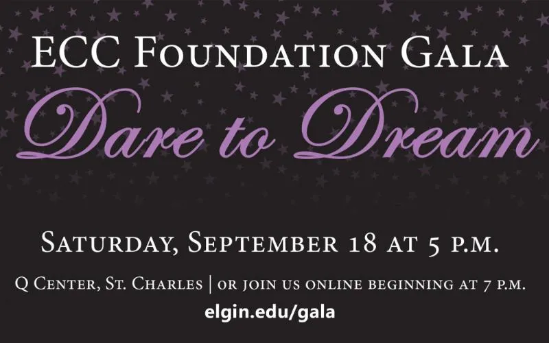 The ECC Foundation's Dare to Dream 2021 Gala will be Saturday, September 18.