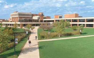 A photo of ECC's campus