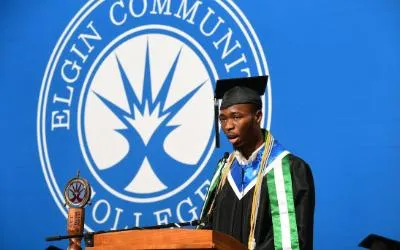 2019 graduate Akintunde Eyisnami