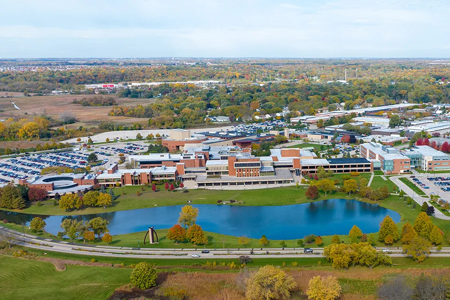 Aerial View of ECC Campus