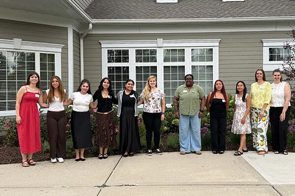 Participants in Elgin Community College Foundation's Purses with Purpose.