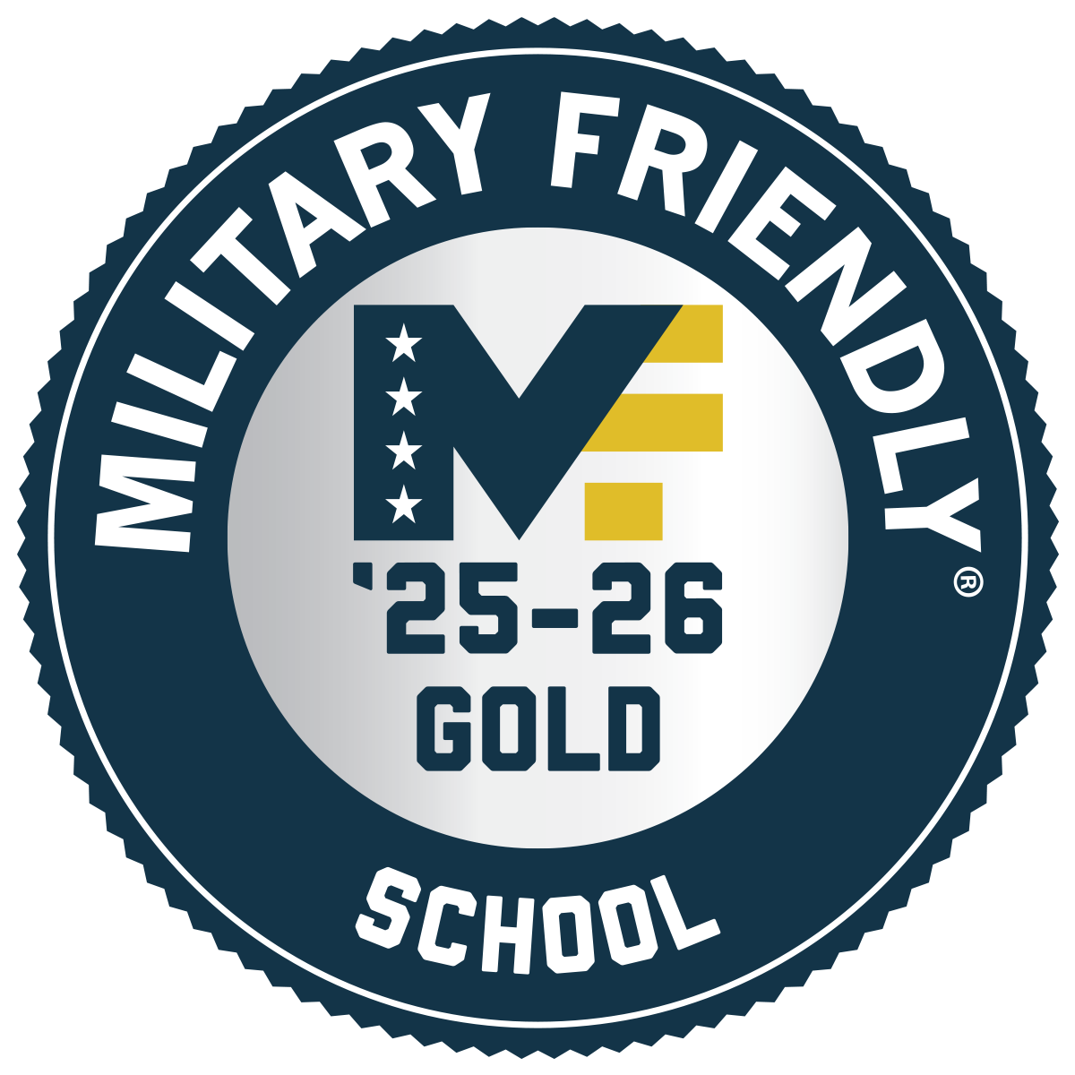 Military Friendly School circle logo